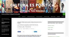 Desktop Screenshot of culturaespolitica.com