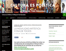Tablet Screenshot of culturaespolitica.com